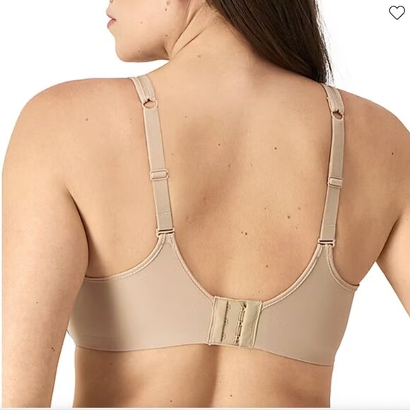 Bali® One Smooth U Ultra Light Convertible Full-Coverage Bra 3439, Beige, 38D - Picture 2 of 10